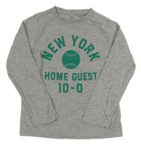 Šedé triko s nápisy OVS 