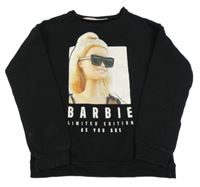 Černá mikina s Barbie Matalan