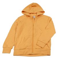 Oranžová propínací mikina s kapucí L&D