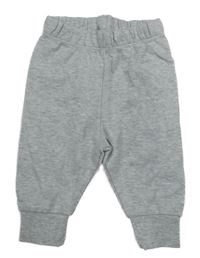 Šedé melírované tepláky 