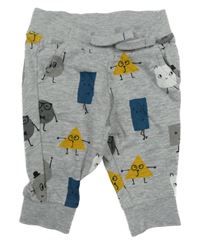 Šedé tepláky s tvary C&A