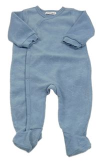 Světlemodrý fleecový overal s hvězdičkami Ergee