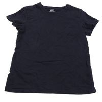 Tmavomodré tričko H&M