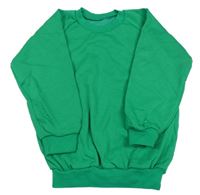 Zelená oversize mikina 