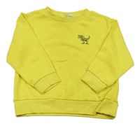 Žlutá mikina s dinosaurem H&M