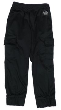 Černé sportovní cargo kalhoty Body Glove