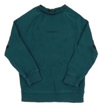 Tmazelená mikina s nápisem George 