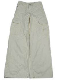 Smetanové cargo wide leg rifle H&M