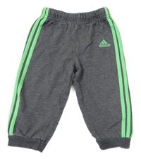 Šedé tepláky s logem Adidas