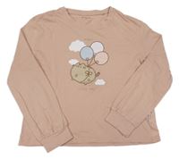Světlerůžové triko s potiskem Pusheen Reserved
