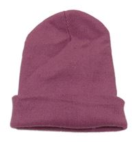 Purpurová podšitá čepice 