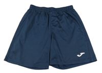 Tmavomodré funkční sportovní kraťasy s logem JOMA
