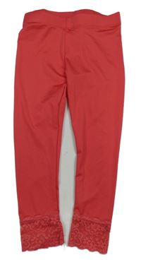 Jahodové legíny s krajkou cool&young