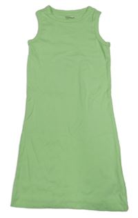 Světlezelené žebrované šaty PRIMARK