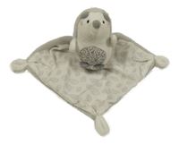 Světlešedý plyšový usínáček s krtečkem PUSBLU