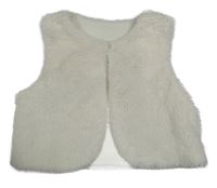 Smetanové huňaté podšité bolérko Nutmeg