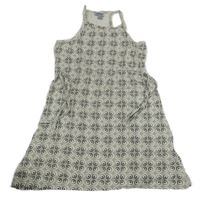 Šedo-smetanovo-tmavošedé vzorované letní šaty milla