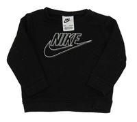 Černá mikina s logem Nike