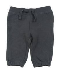 Antracitové žebrované tepláky zn. Primark