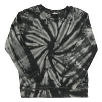 Černo-šedá batikovaná mikina zn. River Island