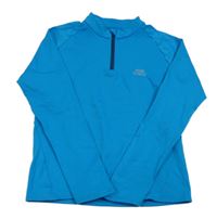 Modrá sportovní funkční mikina Kalenji