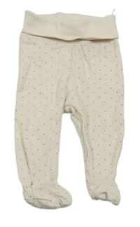 Béžové puntíkaté polodupky H&M