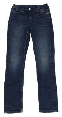Tmavomodré skinny fit rifle H&M