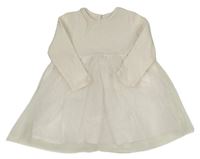 Bílé šaty s tylovou sukní So Cute