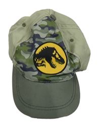 Khaki-army kšiltovka s dinosaurem - Jurský svět