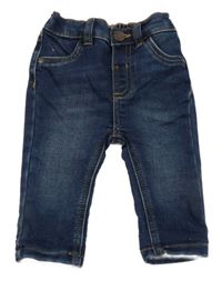 Tmavomodré teplákové rifle George