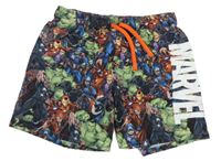 Barevné plážové kraťasy s Avengers Marvel