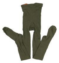 Nové - Khaki punčocháče