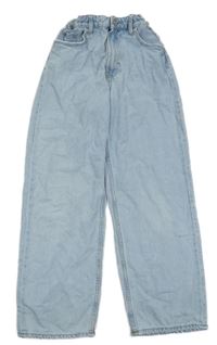 Světlemodré loose fit rifle H&M
