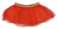 Červená lehká tylová sukně Matalan