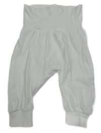 Bílé lehké tepláky H&M