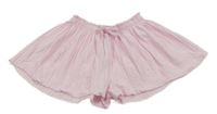 Světlerůžové skládané lehké kraťasy kids