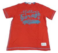 Červené tričko s nápisem Yigga