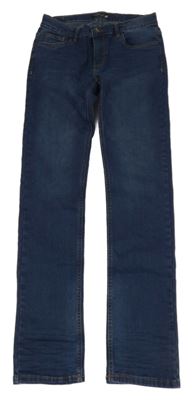 Tmavomodré skinny rifle 