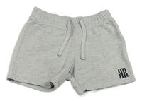 Šedé teplákové kraťasy s logem zn. River Island