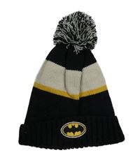 Černo-bílo-žlutá čepice s bambulí - Batman 