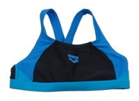 Černo-modrá plavková lambáda s logem Arena