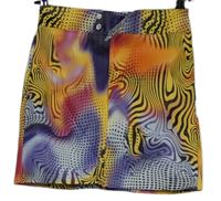 Dámská barevná vzorovaná potažená minisukně Shein 