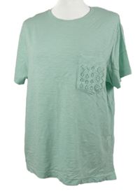 Dámské světlemátové tričko s madeirovou kapsou M&S