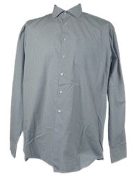 Pánská modro-bílá vzorovaná košile Seidensticker vek. 17,5