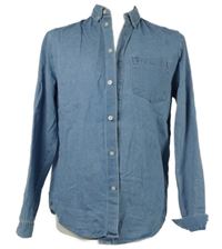 Pánská světlemodrá riflová košile Zara 