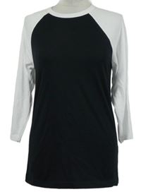 Pánské černo-bílé triko Bella + Canvas 