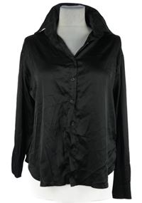 Dámská černá saténová halenka Shein 