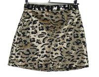 Dámská béžovo-černá vzorovaná sukně Topshop 