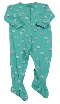 Modrý květinový overal Next