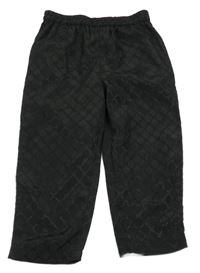 Černé vzorované lehké kalhoty River Island